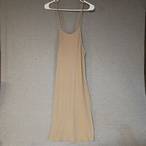 H&M Size Large Comfy Tan Tank Top Dress